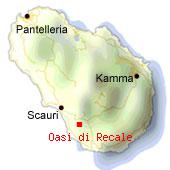 Oasi di Recale - Carte de Pantelleria. 