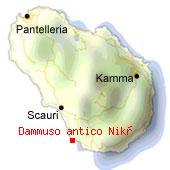 Dammuso antico Nikà - Mappa di Pantelleria. 