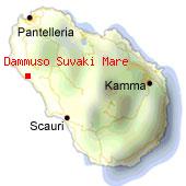 Dammuso Suvaki Mare - Mappa di Pantelleria. 