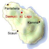 Dammusi Miroir de Vénus - Carte de Pantelleria. 