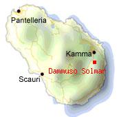 Dammuso Solmar - Mappa di Pantelleria. 