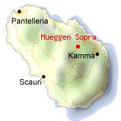 Mueggen Sopra - Mappa di Pantelleria. 