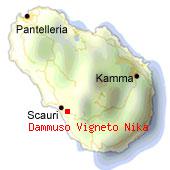 Dammuso Vigneto Nika - Karte von Pantelleria. 