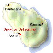 Dammuso Gelsomino - Mappa di Pantelleria. 